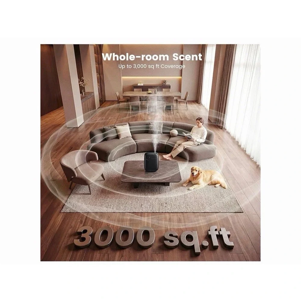 Waterless Essential Oil Diffuser 3000 Sq.Ft Coverage for Large Home Hotel Office